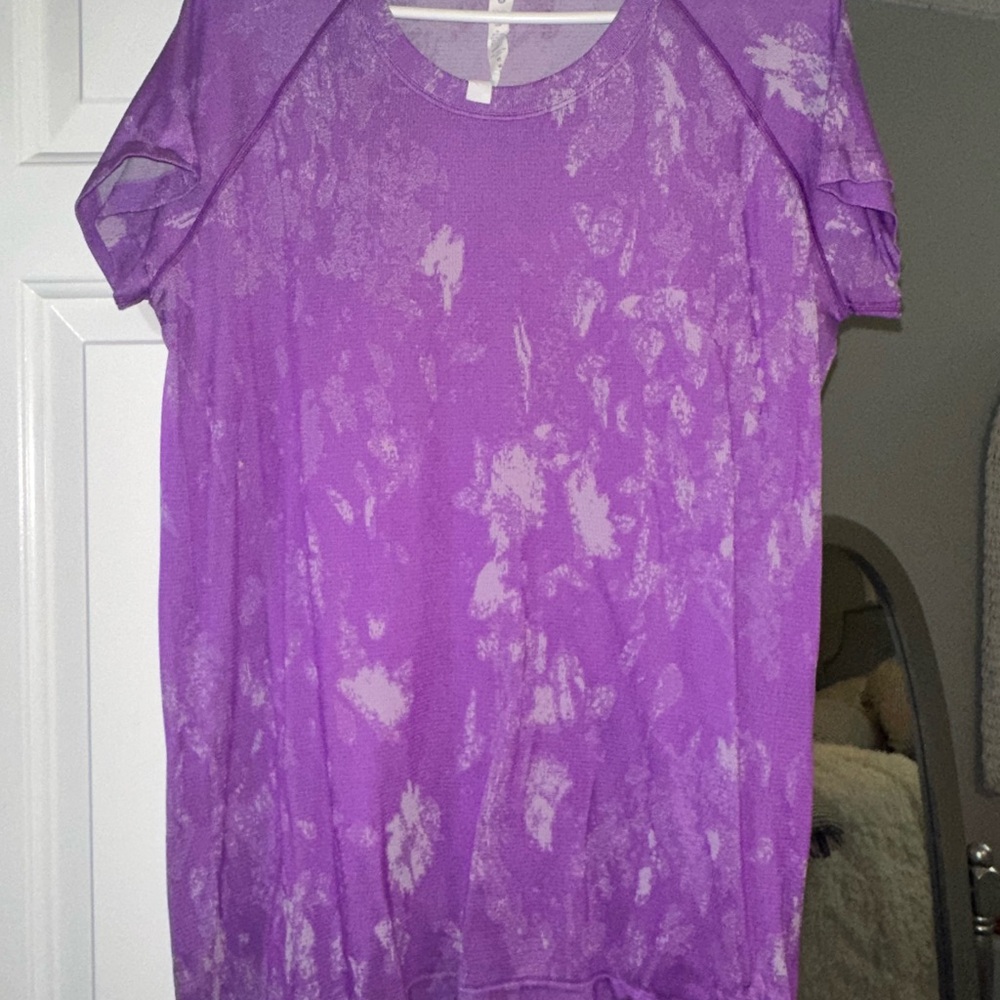 Lululemon Athletica Purple Relaxed Short Sleeve T-Shirt